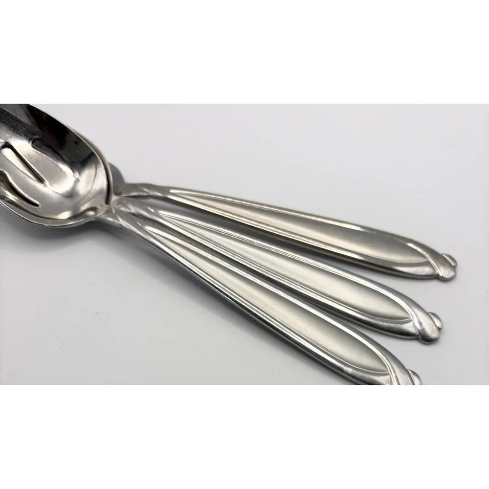 3 Serving Set Hampton Silversmiths CONCORDE Stainless Meat Fork Slotted‎ Spoon
